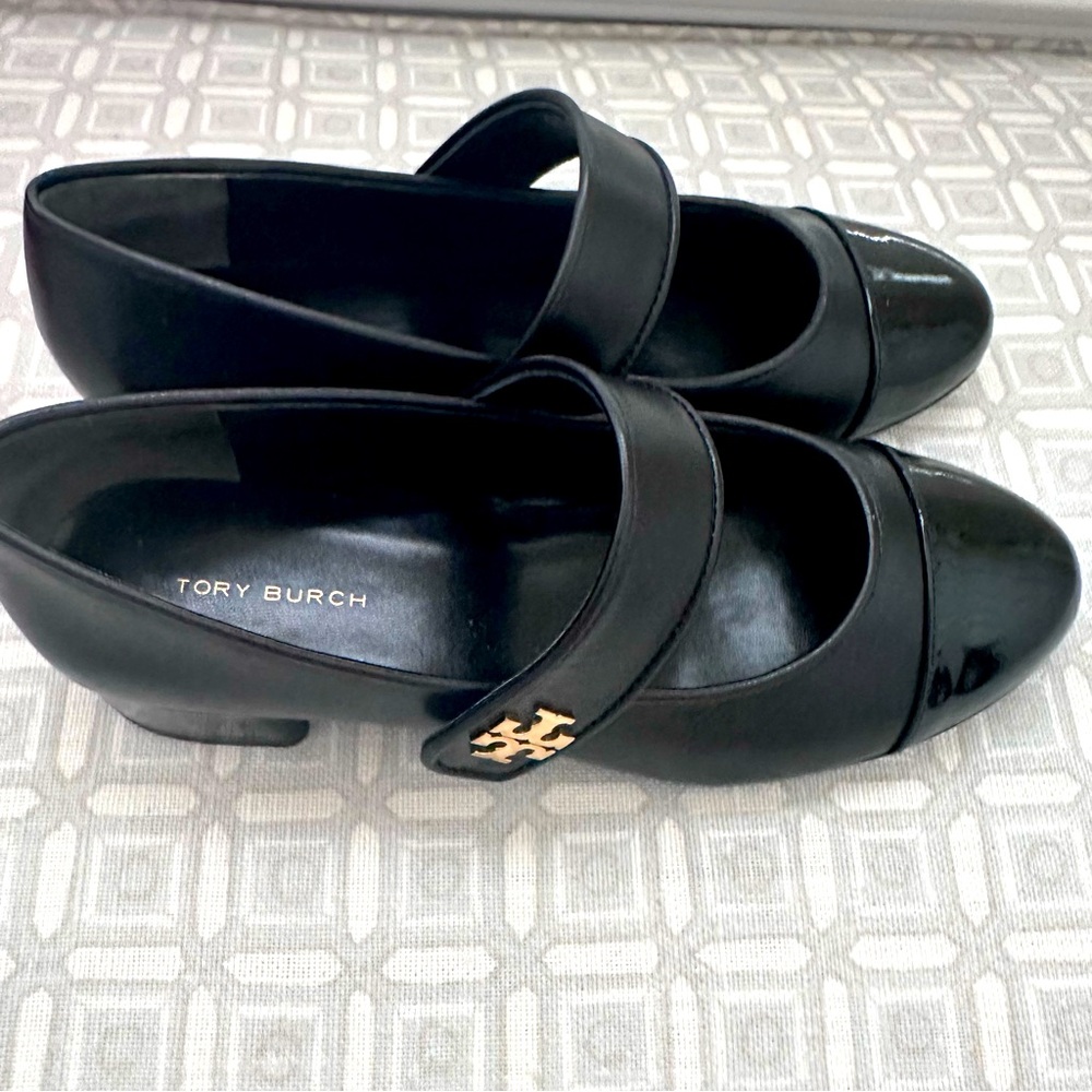 Tory Burch cap-toe Mary Janes